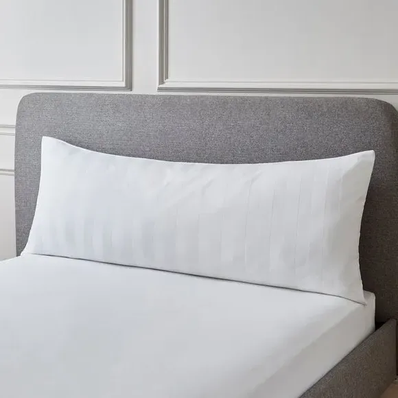 Large Body Pillowcase Stripe - White, Cotton image