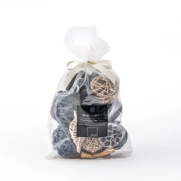 Large Pot Pourri Midnight Fragrance - Black