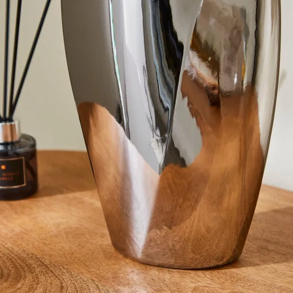 Modern Vase - Chrome