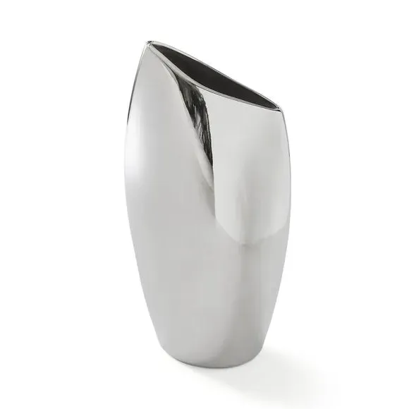 Modern Vase - Chrome