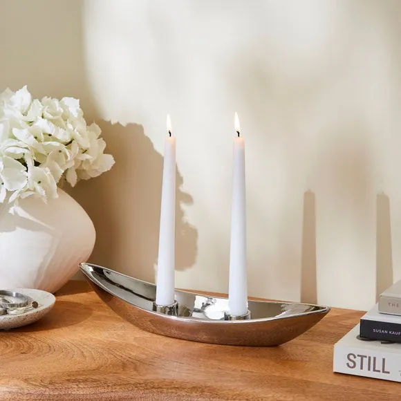 Multi Taper Candlestick Holder - Chrome image