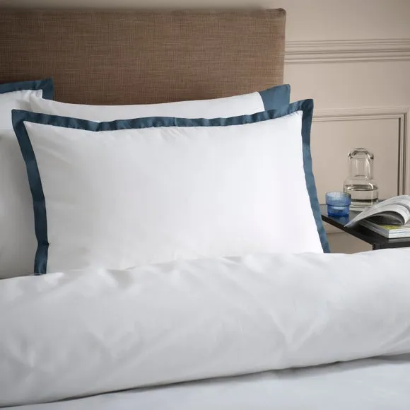 Oxford Pillowcase 230 Thread Count - Blue, Cotton image