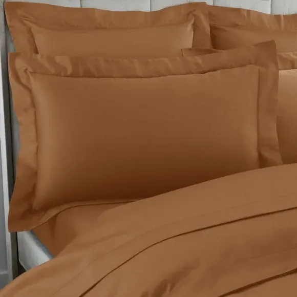 Oxford Pillowcase 230 Thread Count - Bronze, Cotton image