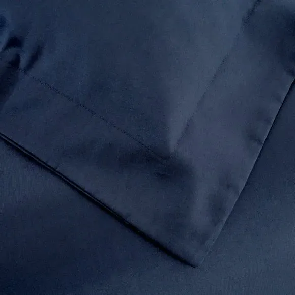 Oxford Pillowcase 230 Thread Count - Navy, Cotton