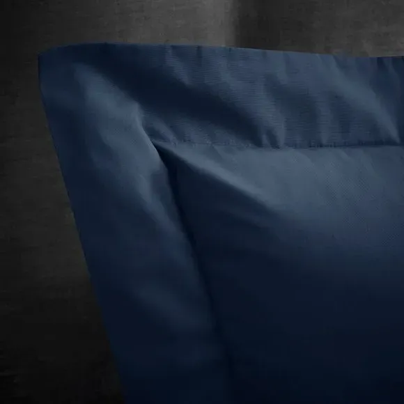 Oxford Pillowcase 230 Thread Count - Navy, Cotton
