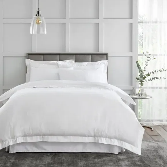Oxford Pillowcase 230 Thread Count - White, Cotton