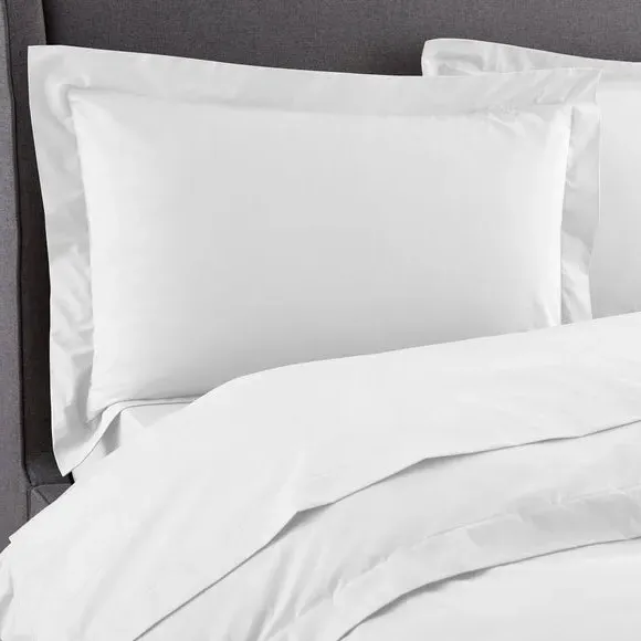 Oxford Pillowcase 230 Thread Count - White, Cotton