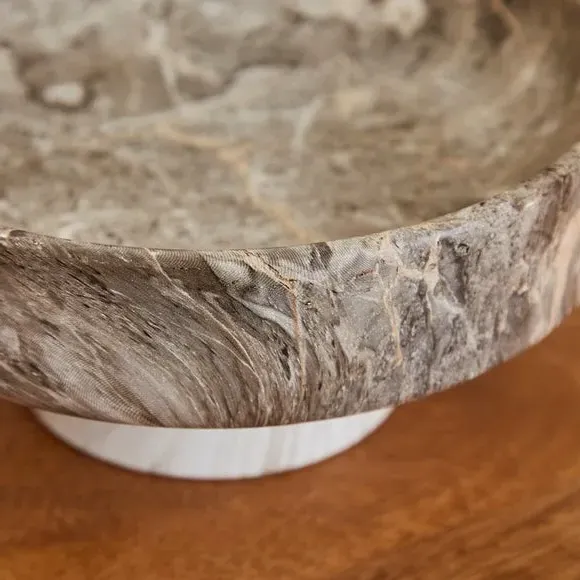Round Storage Bowl - Marble Effect