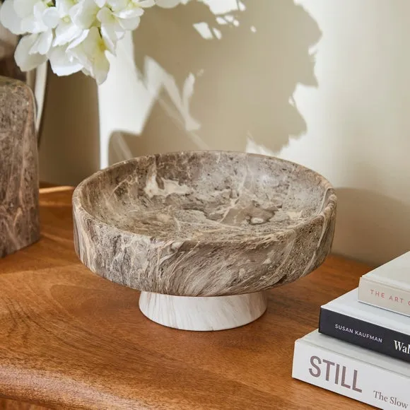 Round Storage Bowl - Marble Effect image