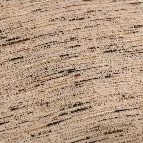 Square Cushion with Piping - Natural, Fabric