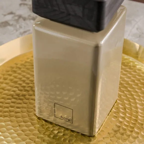 Square Reed Diffuser Dawn Scent - Pistachio Glass