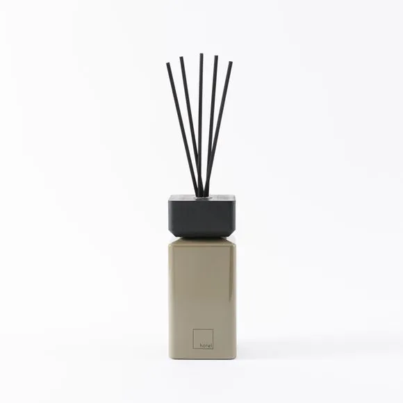 Square Reed Diffuser Dawn Scent - Pistachio Glass