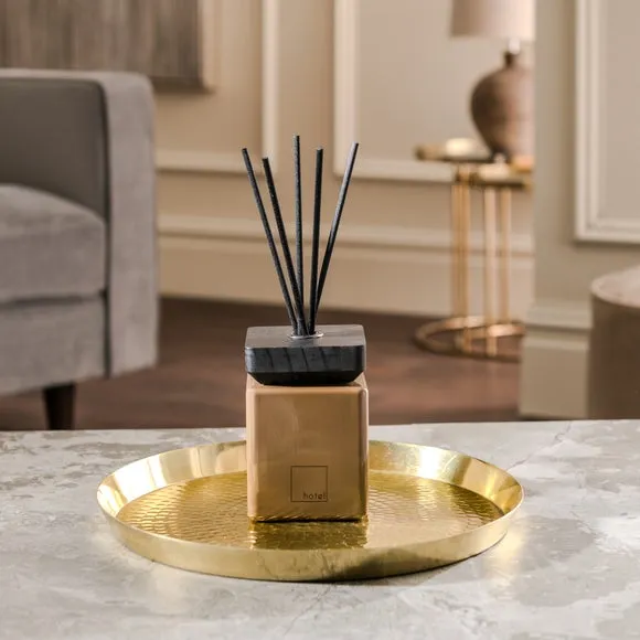 Square Reed Diffuser with Reeds - Brown Glass image