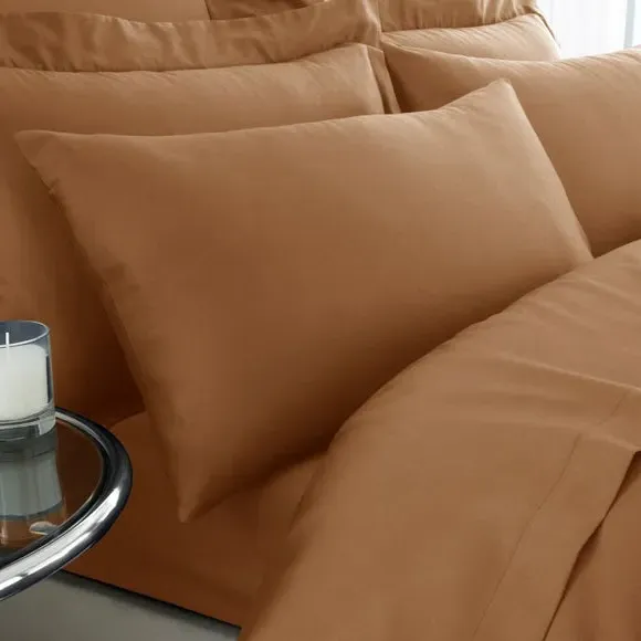 Standard Pillowcase Pair 230 Thread - Bronze, Cotton image