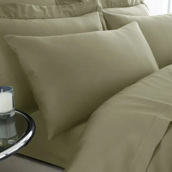 Standard Pillowcase Pair 230 Thread - Pistachio