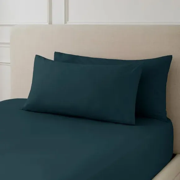 Standard Pillowcase Pair 230TC - Ink, Cotton