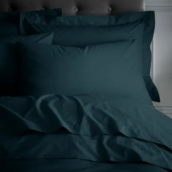 Standard Pillowcase Pair - Ink, Cotton Percale