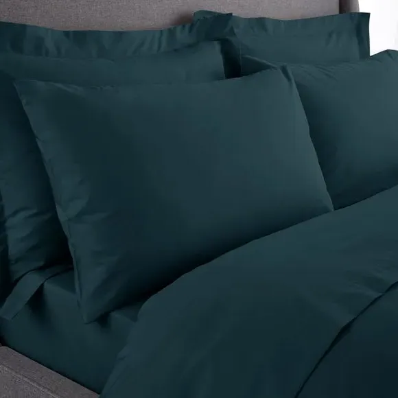 Standard Pillowcase Pair - Ink, Cotton Percale
