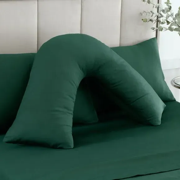 V-Shape Pillowcase 230 Thread Count - Green
