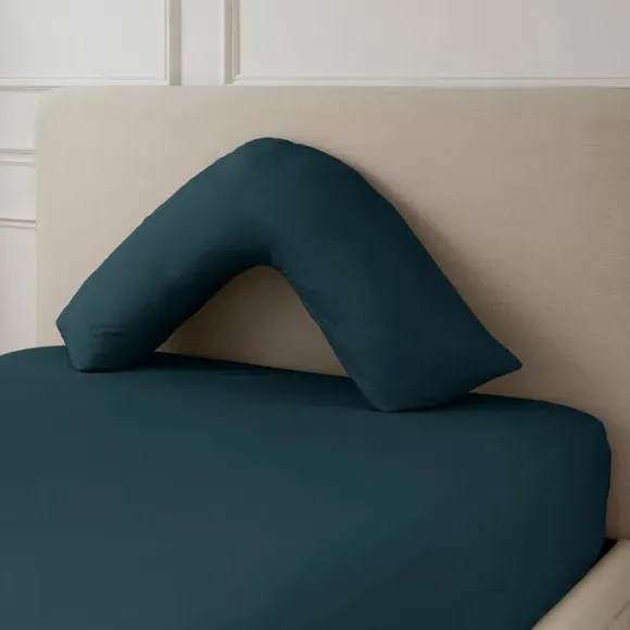 V-Shape Pillowcase 230 Thread Count - Ink, Cotton