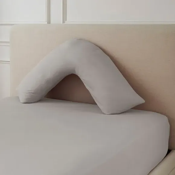 V-Shape Pillowcase 230 Thread Count - Natural, Cotton