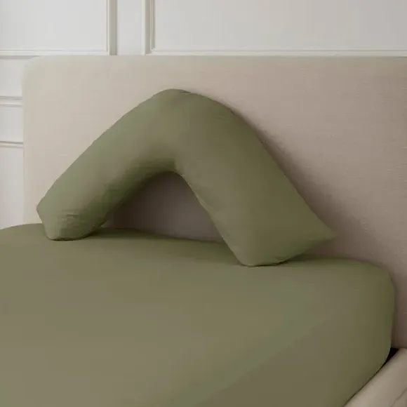 V-Shape Pillowcase 230 Thread Count - Pistachio