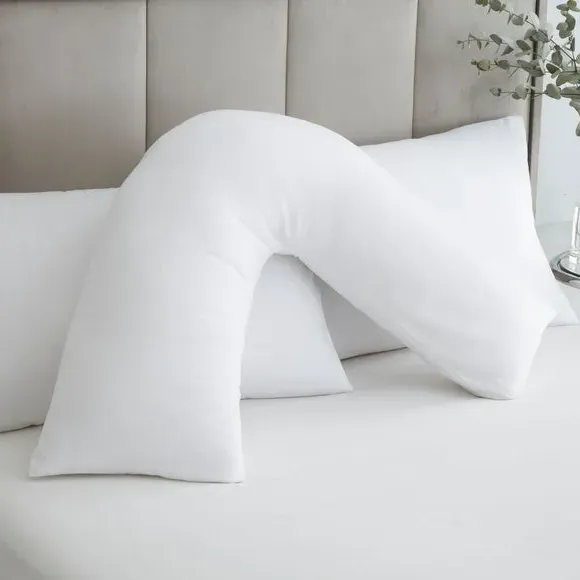 V-Shape Pillowcase 230 Thread Count - White