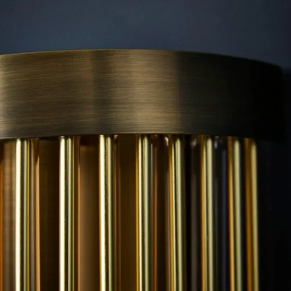 Wall Light with Glass Rods - Gold, Brass