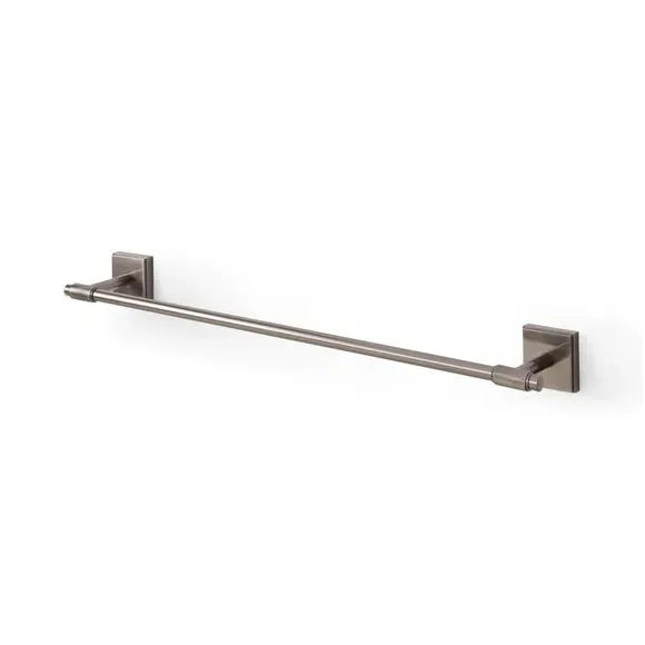 Wall-Mount Towel Rail - Black Chrome, Metal