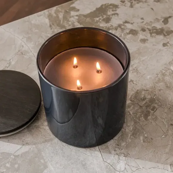 XL Multi Wick Candle Midnight Scent - Black