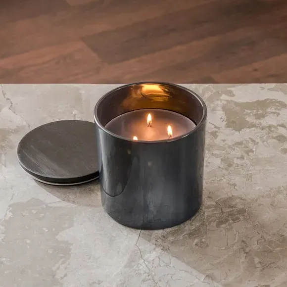 XL Multi Wick Candle Midnight Scent - Black image