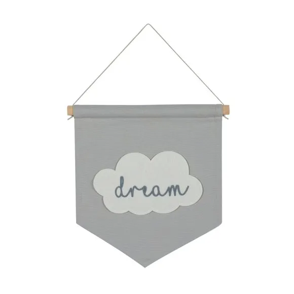 Wall Art & Growth Chart Set - Grey, Canvas