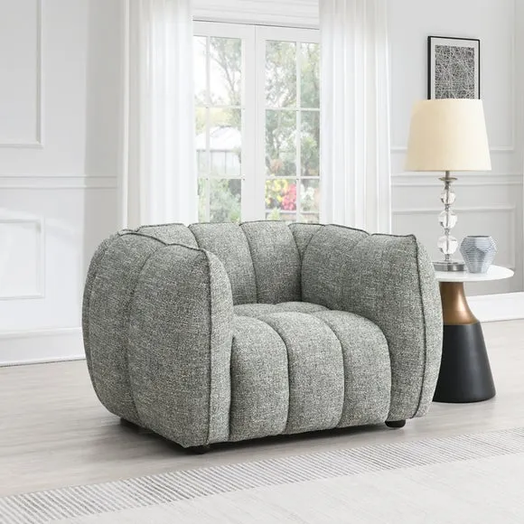 Tub Style Armchair - Winter Moss, Chenille