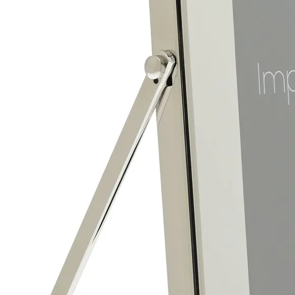 Freestanding Photo Frame - Silver, Metal
