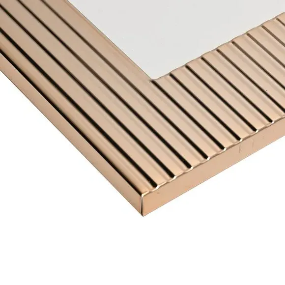 Photo Frame with Stand - Gold, Steel