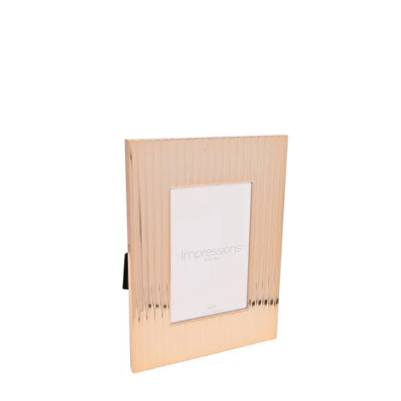 Photo Frame with Stand - Gold, Steel