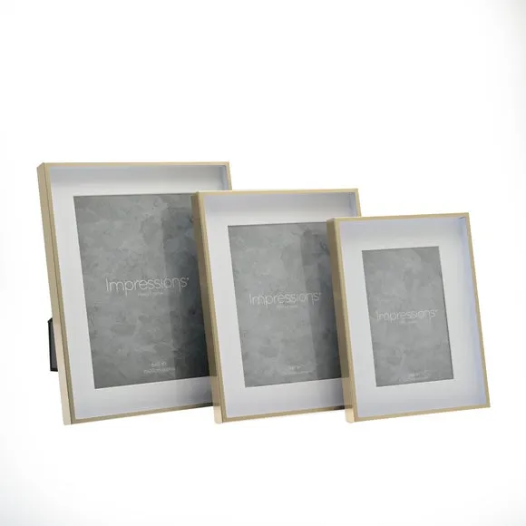 Shadow Photo Frame - Gold, Aluminium