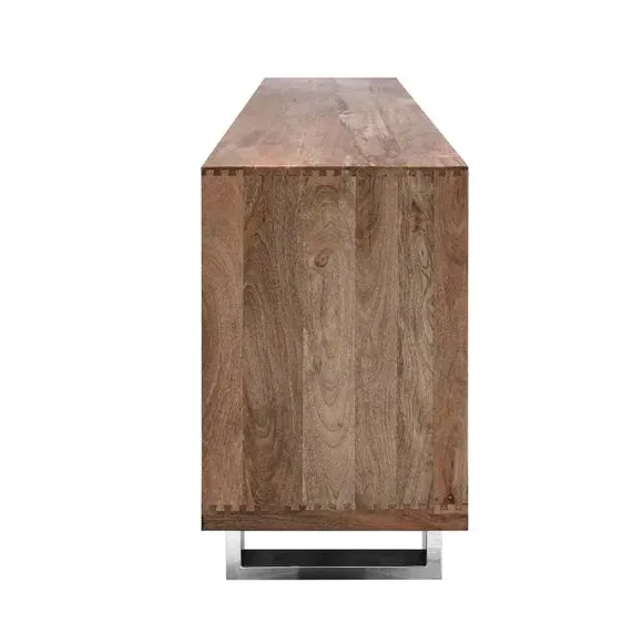 2 Door 3 Drawer Sideboard - Natural, Reclaimed Wood