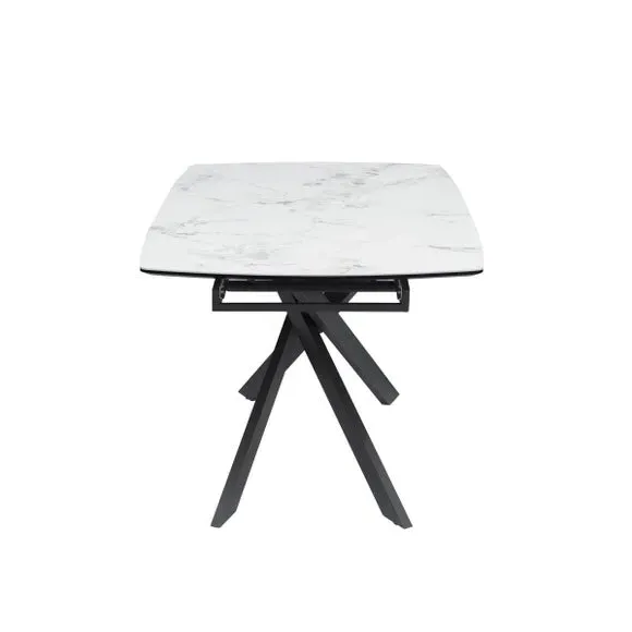 6-Seater Corner Dining Set with Bench - Cream