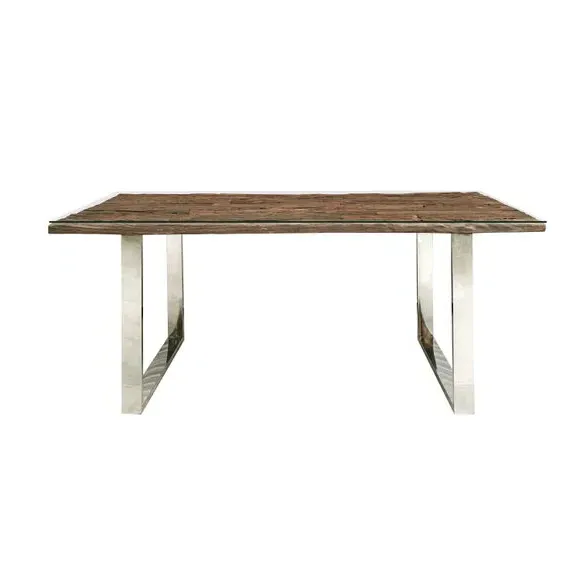 6-Seater Dining Table - Natural, Reclaimed Wood