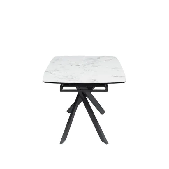 6-Seater Dining Table - White Marble, Ceramic