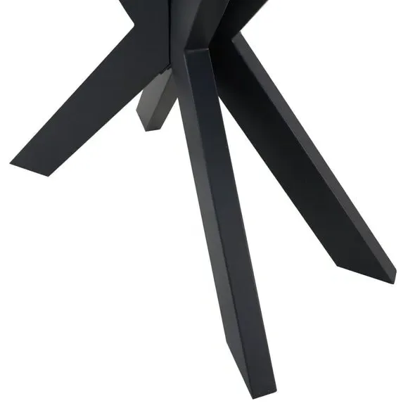 Console Table with Ceramic Top - Black, Metal