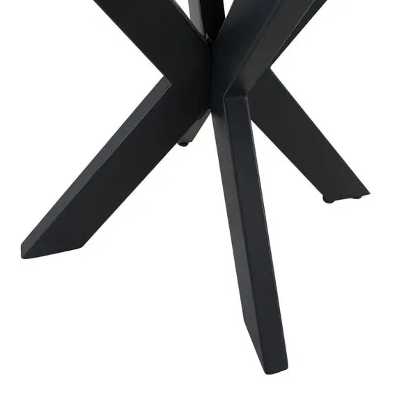 Lamp Table with Ceramic Top - Black, Metal