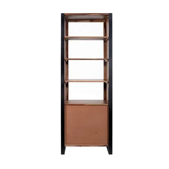 Logan Bookcase with Drawers - Light Wood, Solid