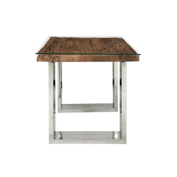 Railway Sleeper Side Table - Natural, Wood