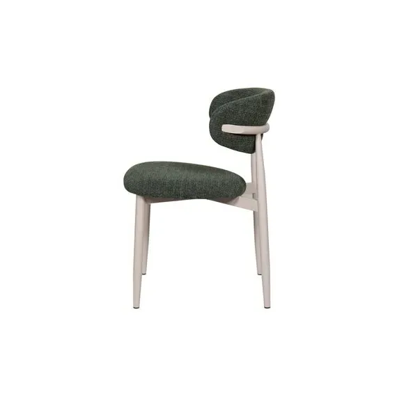 Set of 2 Dining Chairs with Curved Back - Forest