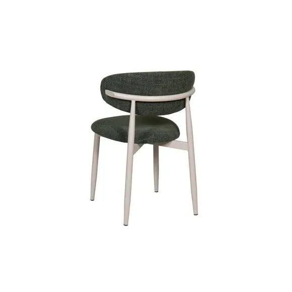 Set of 2 Dining Chairs with Curved Back - Forest