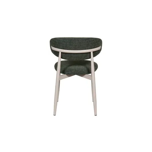 Set of 2 Dining Chairs with Curved Back - Forest