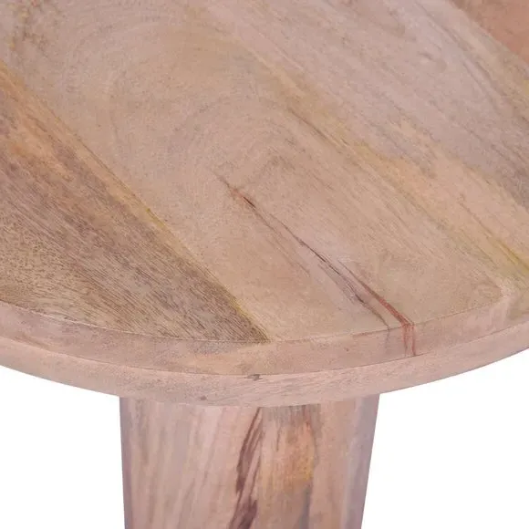 Side Table with Chunky Legs - Natural, Mango Wood
