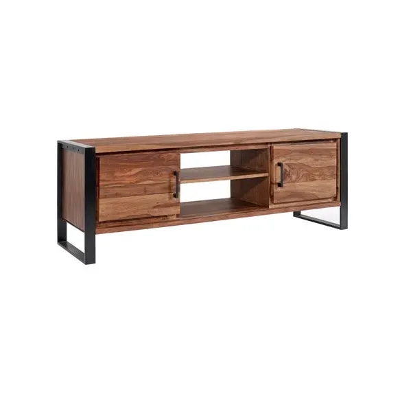 TV Unit for 55" TVs - Dark Wood, Solid Wood